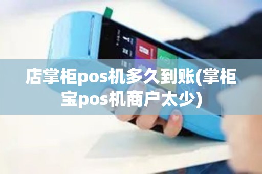 店掌柜pos机多久到账(掌柜宝pos机商户太少)