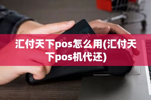 汇付天下pos怎么用(汇付天下pos机代还)