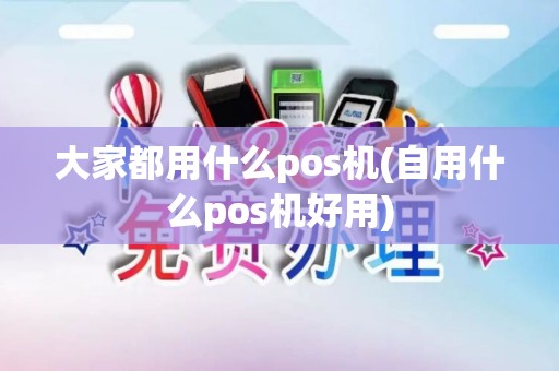 大家都用什么pos机(自用什么pos机好用)