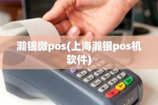 瀚银微pos(上海瀚银pos机软件)