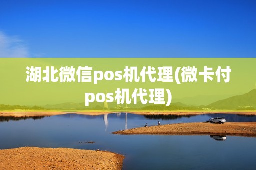湖北微信pos机代理(微卡付pos机代理)