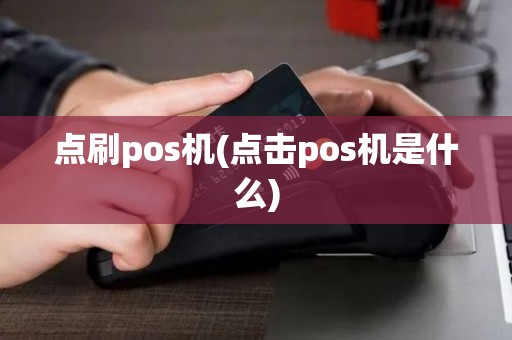 点刷pos机(点击pos机是什么)