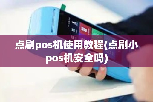 点刷pos机使用教程(点刷小pos机安全吗)
