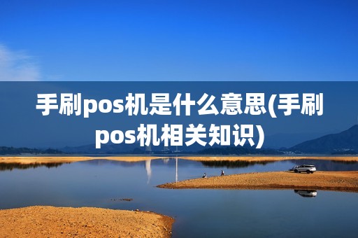 手刷pos机是什么意思(手刷pos机相关知识)