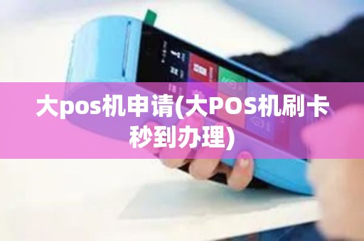 大pos机申请(大POS机刷卡秒到办理)