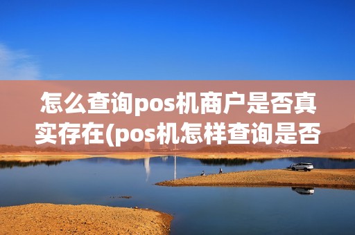 怎么查询pos机商户是否真实存在(pos机怎样查询是否正常使用)