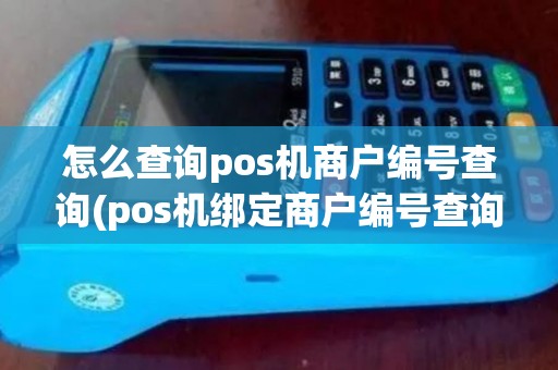 怎么查询pos机商户编号查询(pos机绑定商户编号查询)