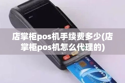 店掌柜pos机手续费多少(店掌柜pos机怎么代理的)
