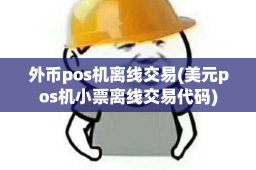 外币pos机离线交易(美元pos机小票离线交易代码)