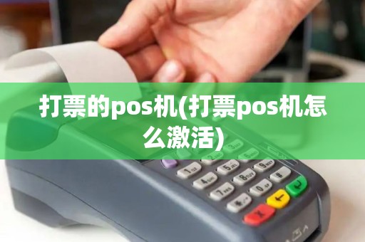 打票的pos机(打票pos机怎么激活)