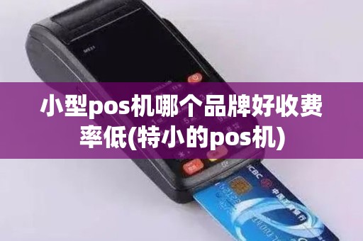 小型pos机哪个品牌好收费率低(特小的pos机)
