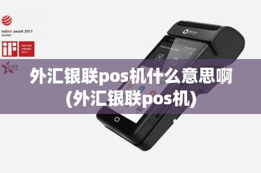 外汇银联pos机什么意思啊(外汇银联pos机)