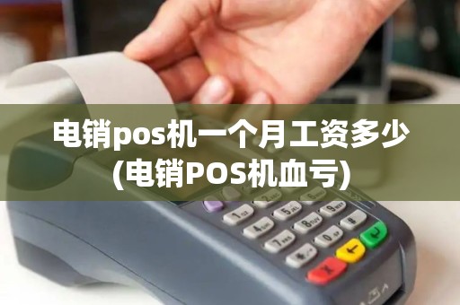 电销pos机一个月工资多少(电销POS机血亏)