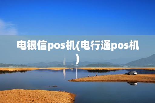 电银信pos机(电行通pos机)