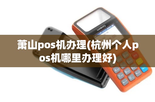 萧山pos机办理(杭州个人pos机哪里办理好)