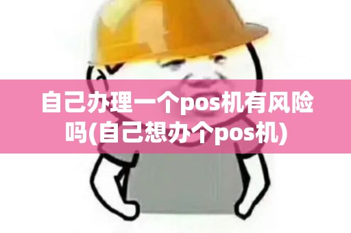 自己办理一个pos机有风险吗(自己想办个pos机)