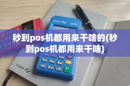 秒到pos机都用来干啥的(秒到pos机都用来干啥)
