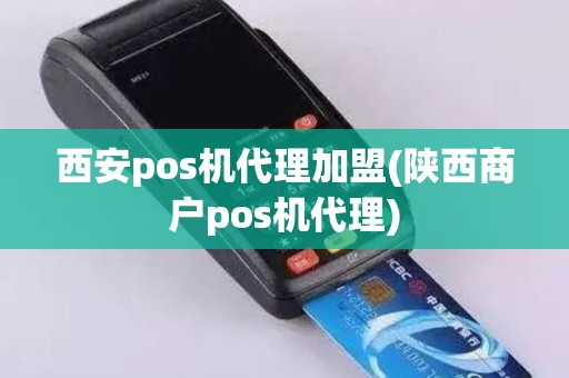西安pos机代理加盟(陕西商户pos机代理)