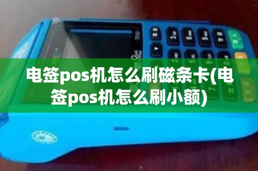 电签pos机怎么刷磁条卡(电签pos机怎么刷小额)