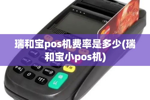 瑞和宝pos机费率是多少(瑞和宝小pos机)