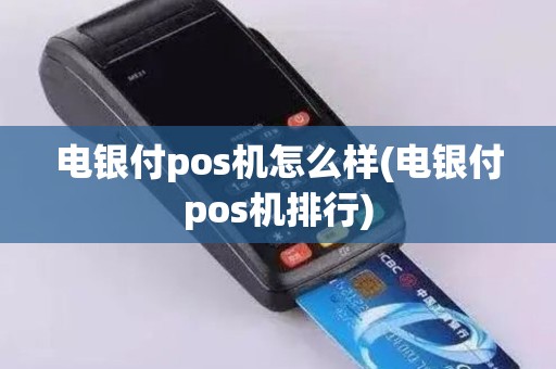 电银付pos机怎么样(电银付pos机排行)