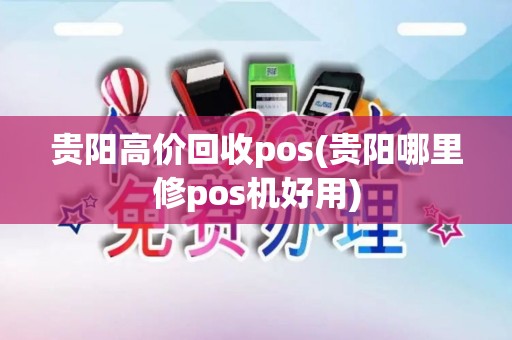 贵阳高价回收pos(贵阳哪里修pos机好用)