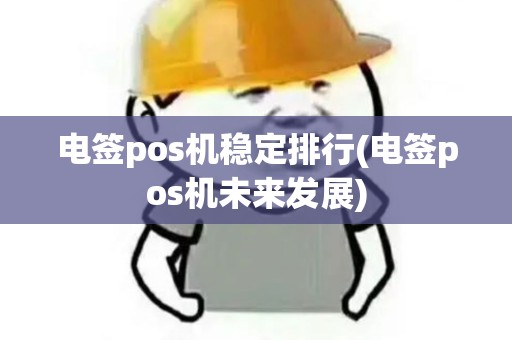 电签pos机稳定排行(电签pos机未来发展)