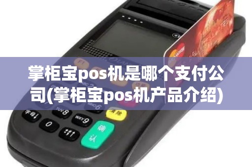 掌柜宝pos机是哪个支付公司(掌柜宝pos机产品介绍)