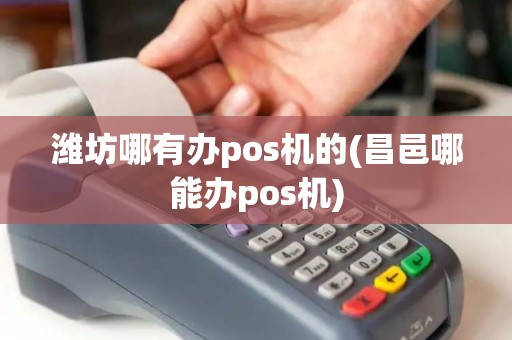 潍坊哪有办pos机的(昌邑哪能办pos机)