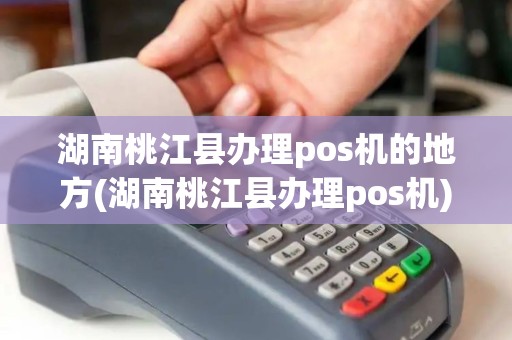 湖南桃江县办理pos机的地方(湖南桃江县办理pos机)