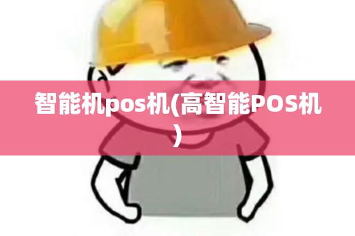 智能机pos机(高智能POS机)