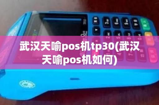武汉天喻pos机tp30(武汉天喻pos机如何)