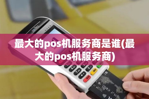 最大的pos机服务商是谁(最大的pos机服务商)