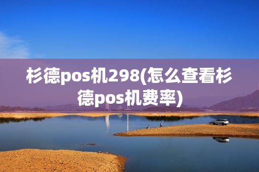 杉德pos机298(怎么查看杉德pos机费率)