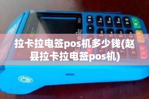 拉卡拉电签pos机多少钱(赵县拉卡拉电签pos机)