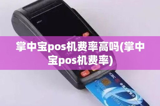 掌中宝pos机费率高吗(掌中宝pos机费率)