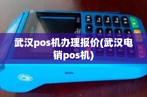 武汉pos机办理报价(武汉电销pos机)