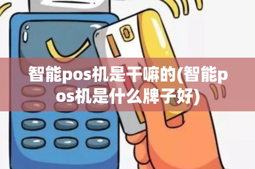 智能pos机是干嘛的(智能pos机是什么牌子好)