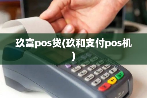 玖富pos贷(玖和支付pos机)