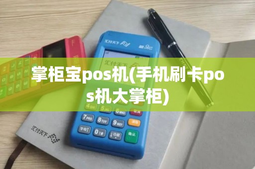掌柜宝pos机(手机刷卡pos机大掌柜)