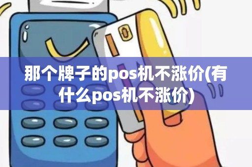 那个牌子的pos机不涨价(有什么pos机不涨价)