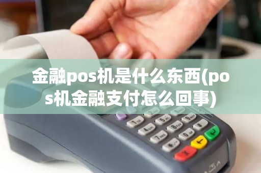 金融pos机是什么东西(pos机金融支付怎么回事)