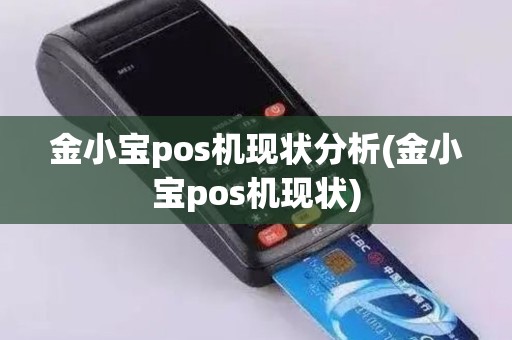 金小宝pos机现状分析(金小宝pos机现状)