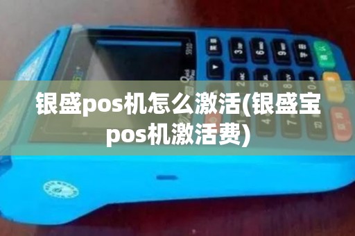 银盛pos机怎么激活(银盛宝pos机激活费)