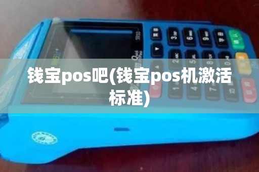 钱宝pos吧(钱宝pos机激活标准)