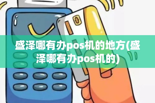 盛泽哪有办pos机的地方(盛泽哪有办pos机的)