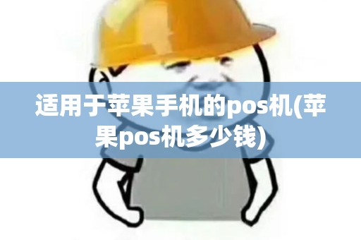 适用于苹果手机的pos机(苹果pos机多少钱)