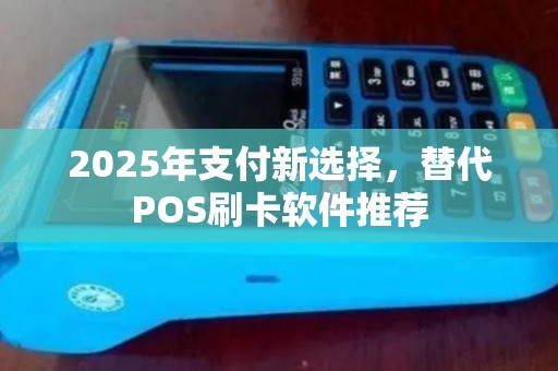 2025年支付新选择，替代POS刷卡软件推荐