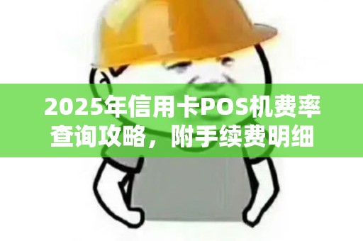 2025年信用卡POS机费率查询攻略，附手续费明细