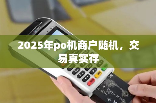 2025年po机商户随机，交易真实存